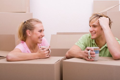 Professional removal team handling a house move in Roehampton