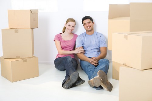 Furniture dismantling and secure loading for a Roehampton office move