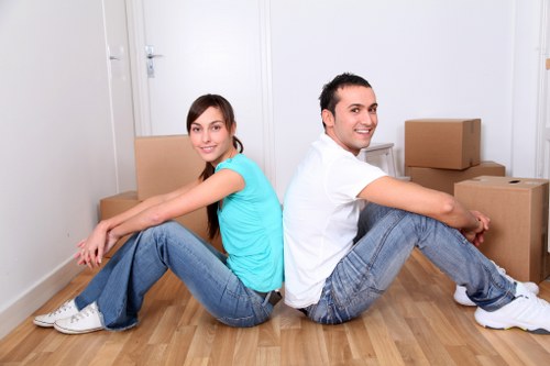 IT equipment and sensitive documents prepared for a commercial move in Roehampton