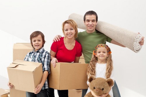 Packing and moving preparation for Roehampton customers