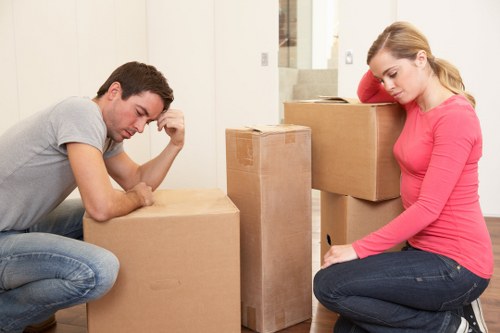 Moving day packing support for a Roehampton house or flat