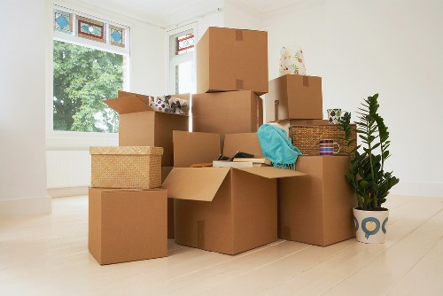 Packed moving van for a home relocation in Roehampton