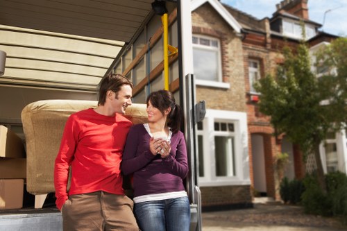 Commercial moving van service for Roehampton office and business transport
