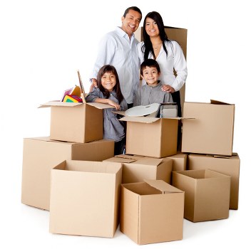 Packing and loading preparation for a move in Roehampton